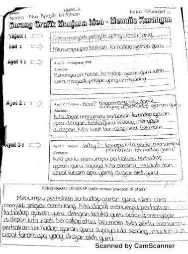 Contoh Jawapan Teknik Menulis Karangan Pdf Document