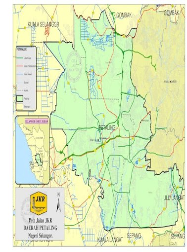 Peta Daerah Petaling : Sempadan Daerah Negeri Selangor Pkpb - File