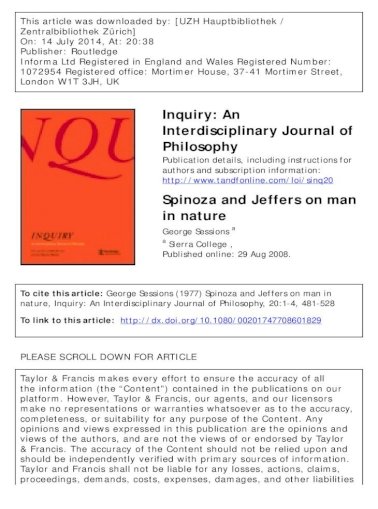 Spinoza and on man in [PDF Document]