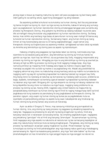 Реферат: Cloning Essay Research Paper CloningCloning is the