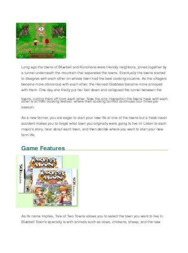 harvest moon tale of two towns recipe