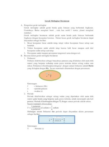 Materi gerak melingkar pdf