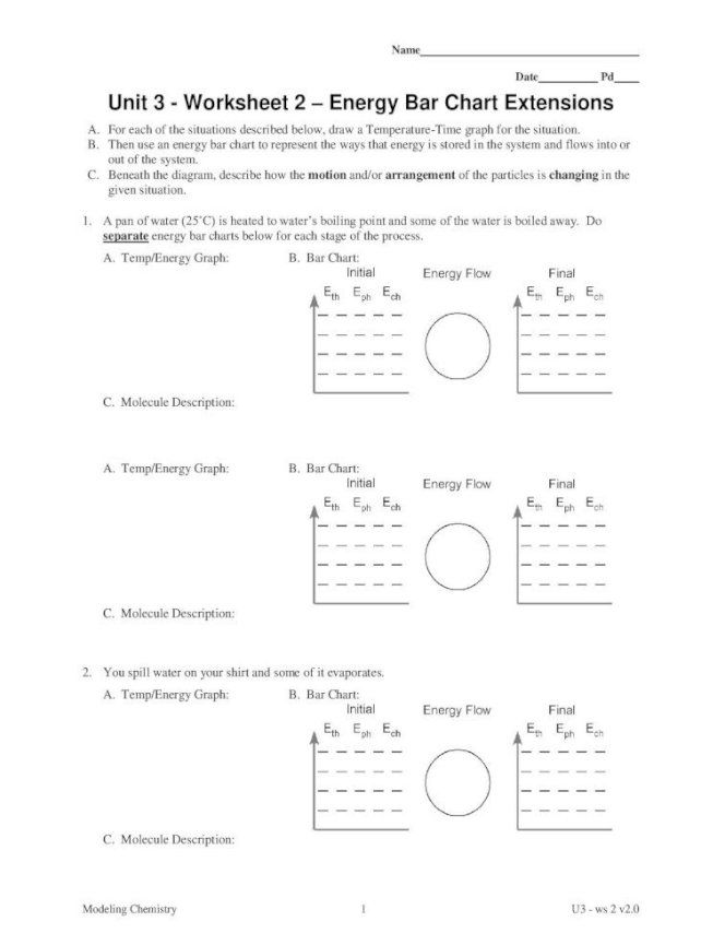 Chemistry Unit 1 Worksheet 6